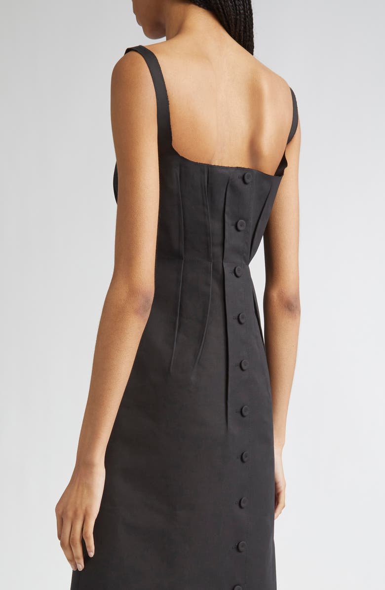 Marni Bonded Poplin A-Line Dress, Alternate, color,