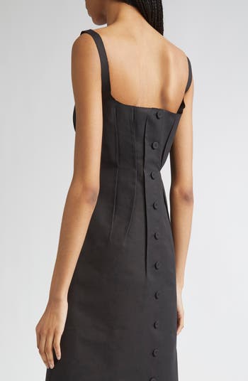 Bonded Poplin A-Line Dress
