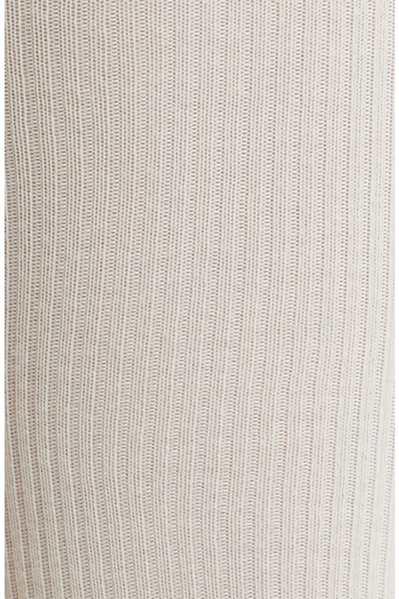 Cotton Blend Rib Knee High Socks, Alternate, color, IVORY