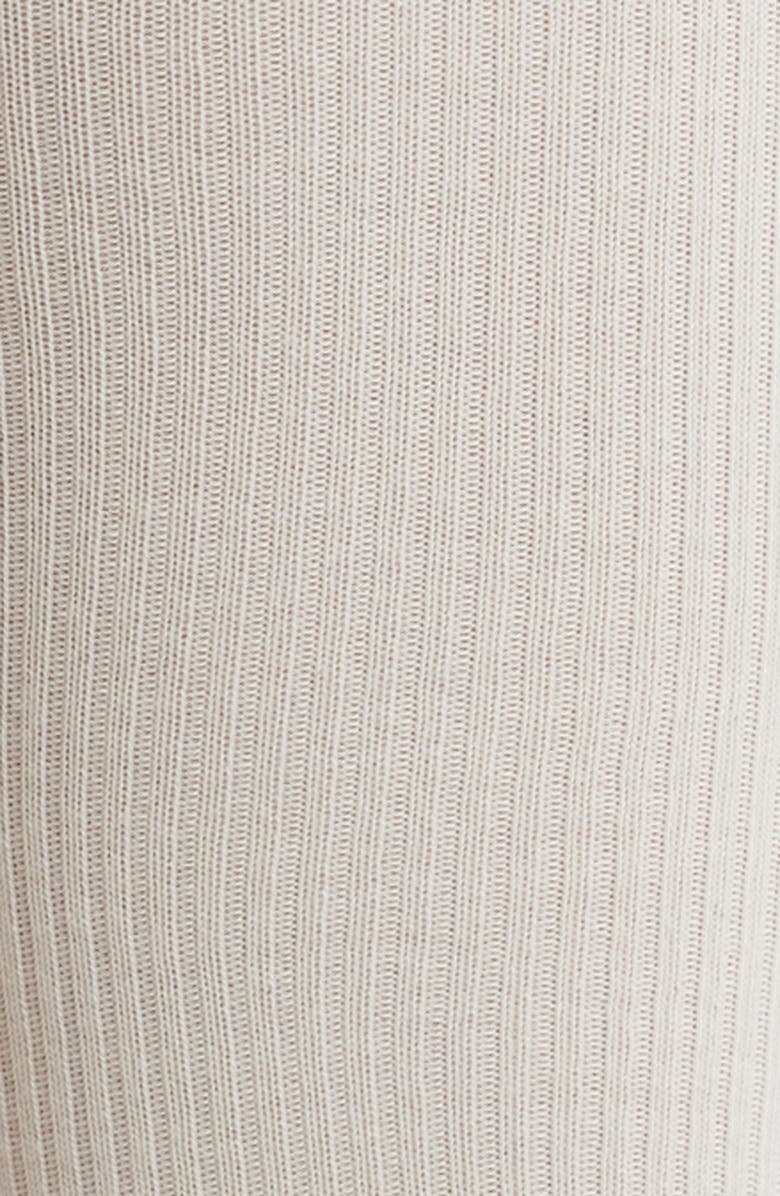 Polo Ralph Lauren Cotton Blend Rib Knee High Socks, Alternate, color, Ivory