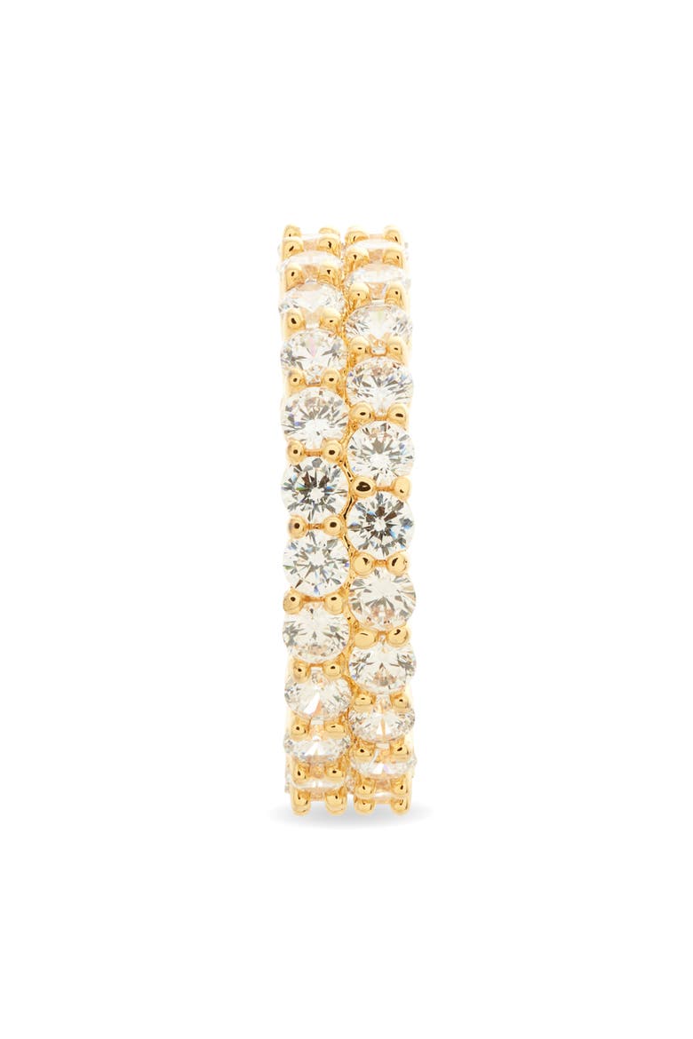 Wide Cubic Zirconia Eternity Ring, Alternate, color, CLEAR- GOLD