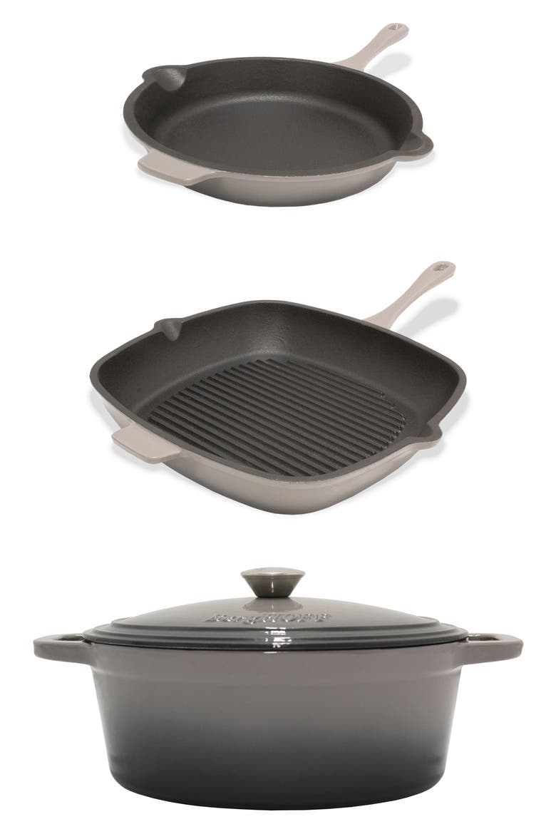 Neo 4-Piece Cast Iron Set, Main, color, OYSTER