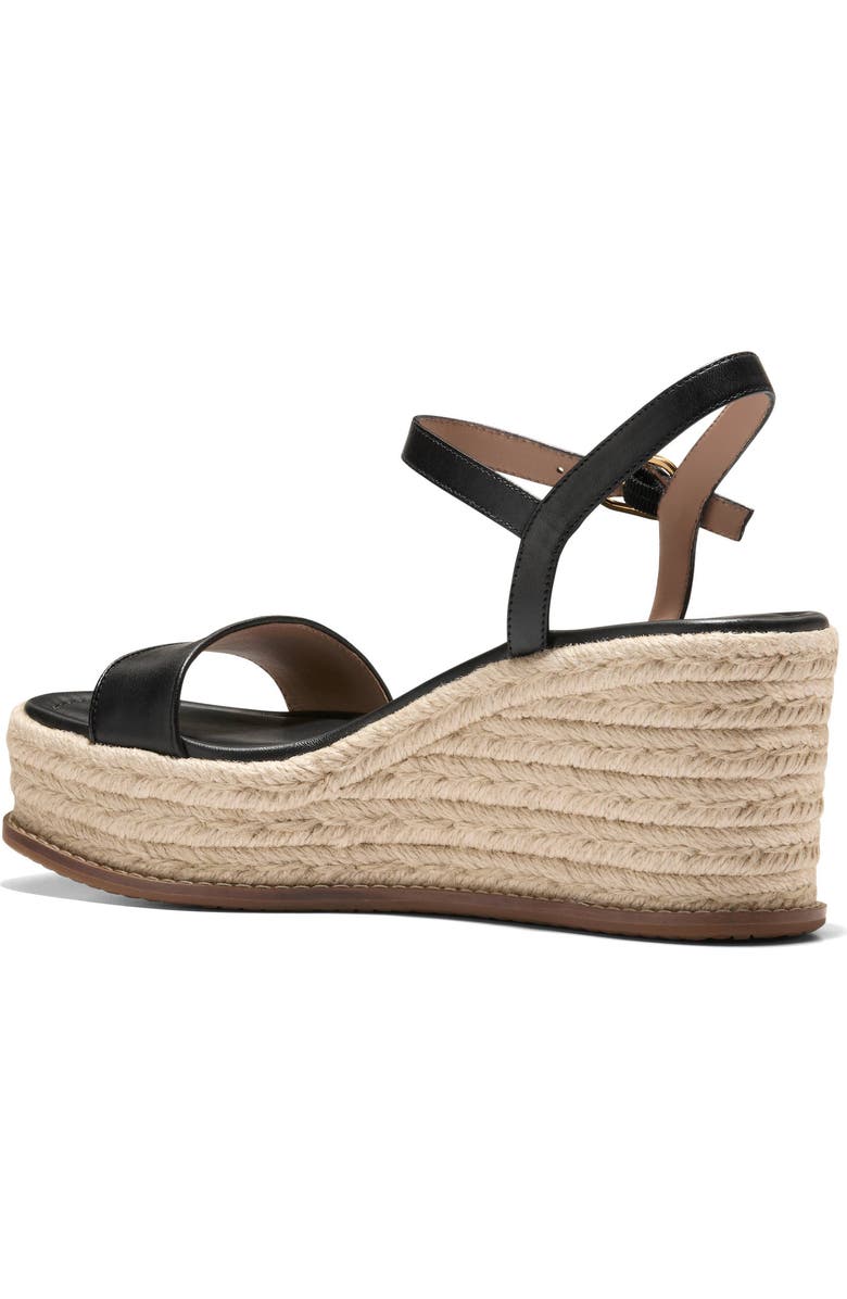 Cole Haan Keeton Cloudfeel Espadrille Ankle Strap Platform Wedge Sandal, Alternate, color,
