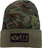 Nike Men's Nike Camo BYU Cougars Military Pack Cuffed Knit Hat