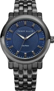 Perry Ellis Solar Mesh Strap Watch