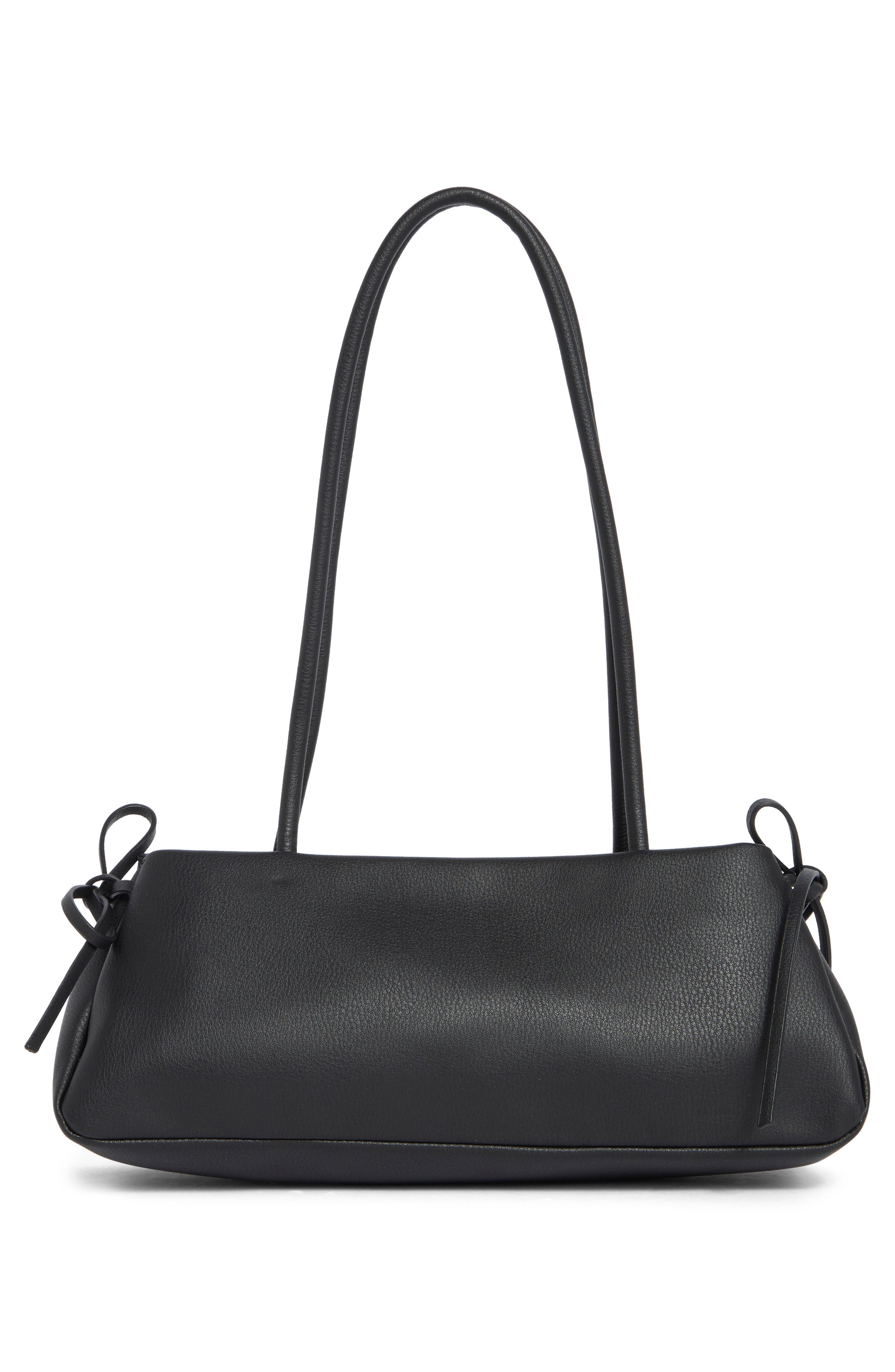 Madden Girl Faux Leather Shoulder Bag, Alternate, color, Black