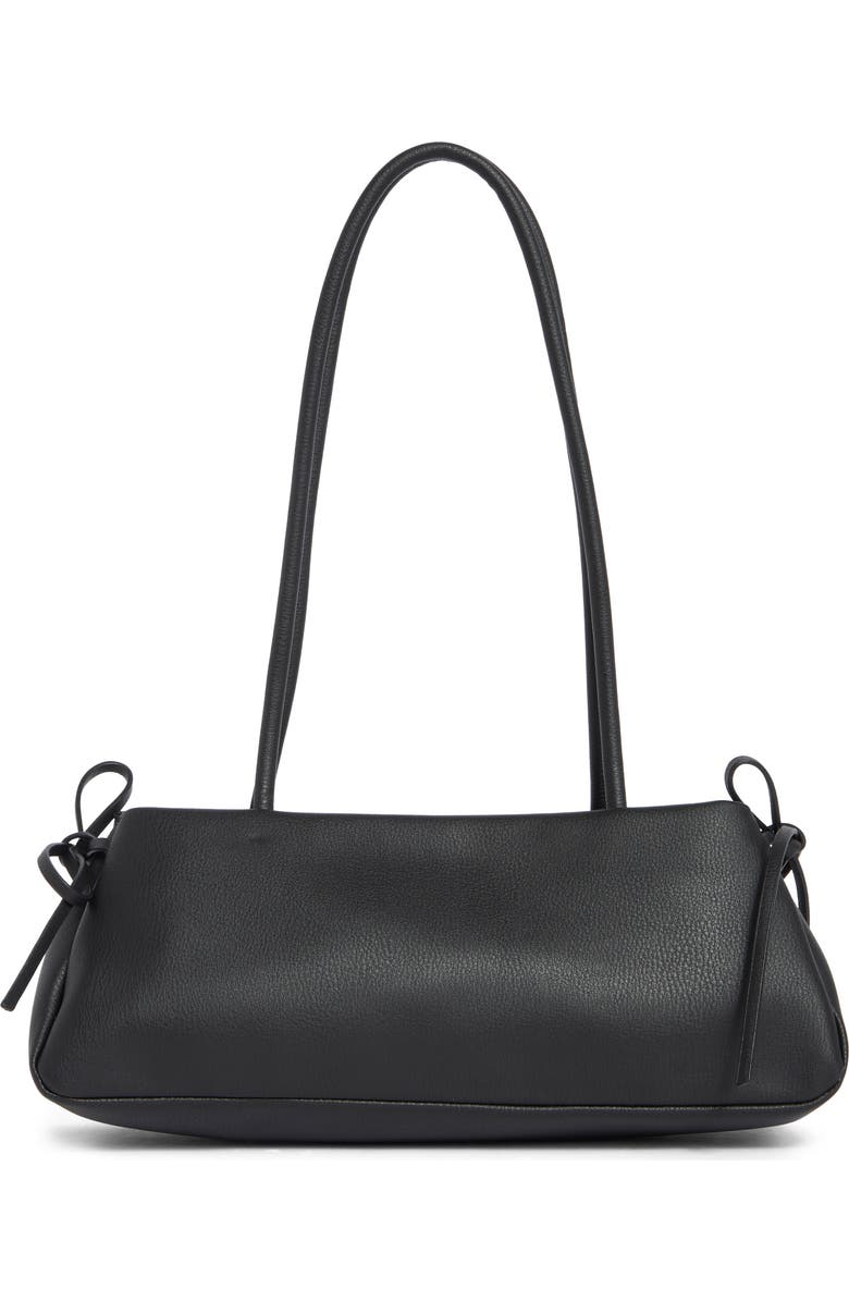 Madden Girl Faux Leather Shoulder Bag, Alternate, color, Black
