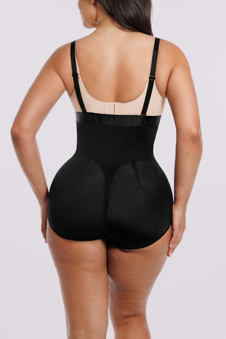 Curve Code Airy Comfy Smoothing Brief, Alternate, color, Black