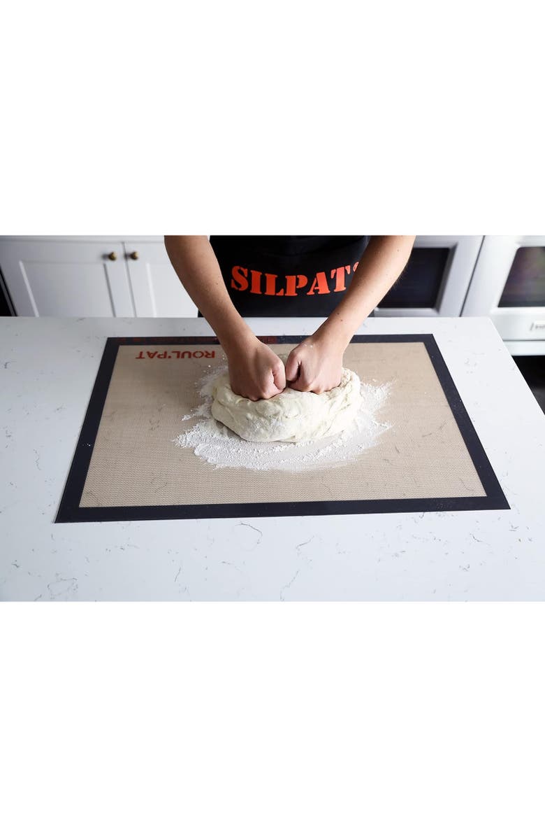 Silpat Roul'Pat Jumbo Size Countertop Roll Mat, 31.5 x 23 Inch, No Serigraphy, Alternate, color, Orange