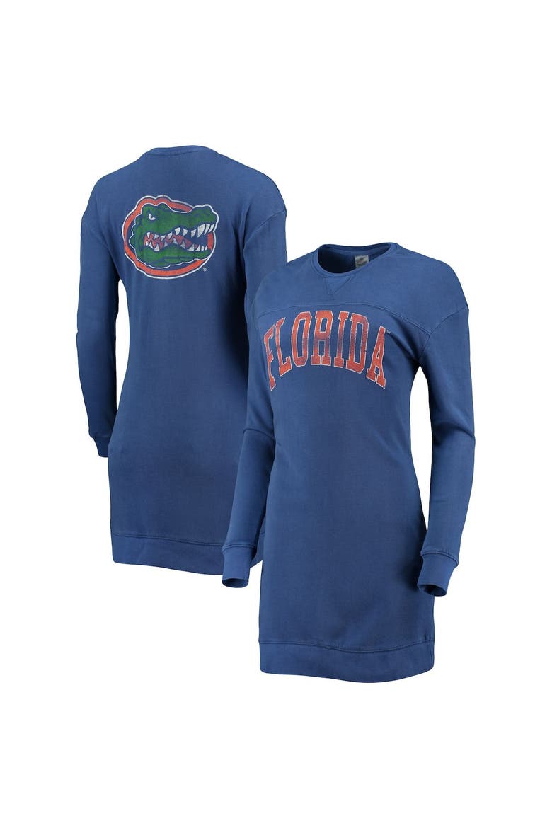 Women's Gameday Couture Royal Florida Gators 2-Hit Sweatshirt Mini Dress, Alternate, color, Royal