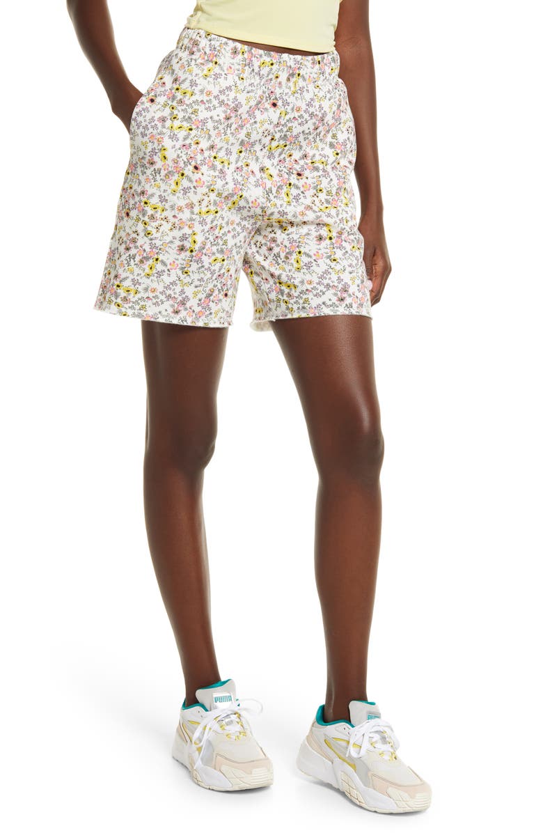 AFRM Zamia French Terry Shorts, Main, color, 