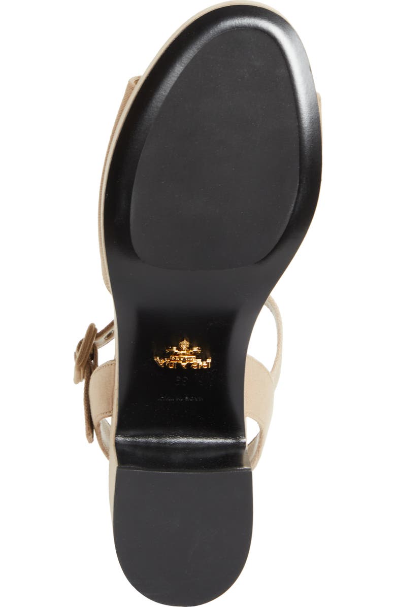 Prada Block Heel Sandal, Alternate, color, Khaki