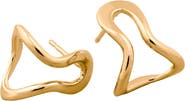 PIERETTI Conchi huggie earrings