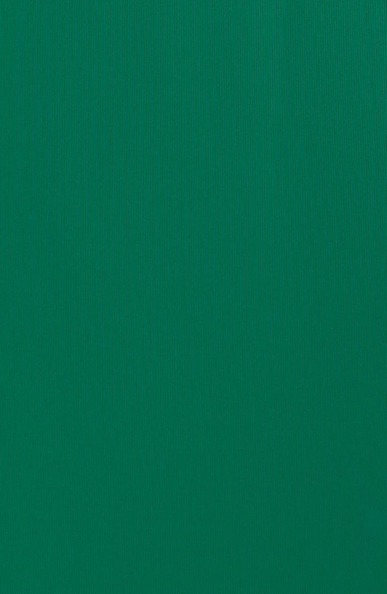 Eliza J 3D Floral Off the Shoulder Gown, Alternate, color, Green