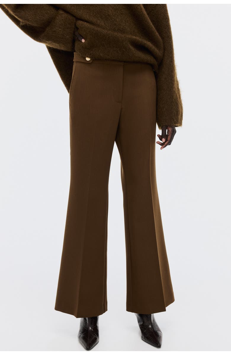 H&M Flared Tailored Trousers, Alternate, color, 