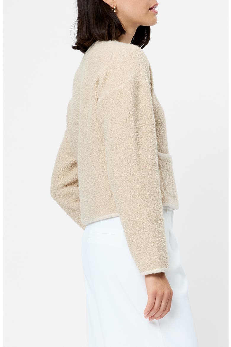 Effie Bouclé Cardigan, Alternate, color, OATMEAL MELANGE