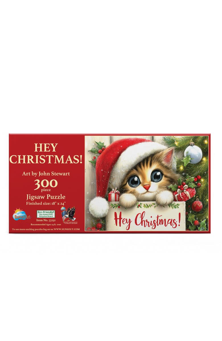 Sunsout Hey Christmas 300 piece Jigsaw Puzzle for Adults, Alternate, color, Multicolor
