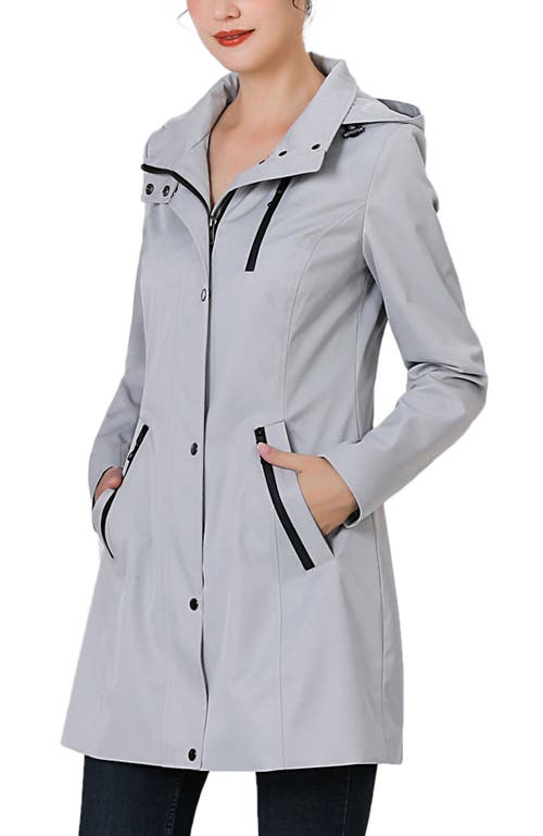 Kimi & Kai Molly Hooded Anorak Jacket In Gray