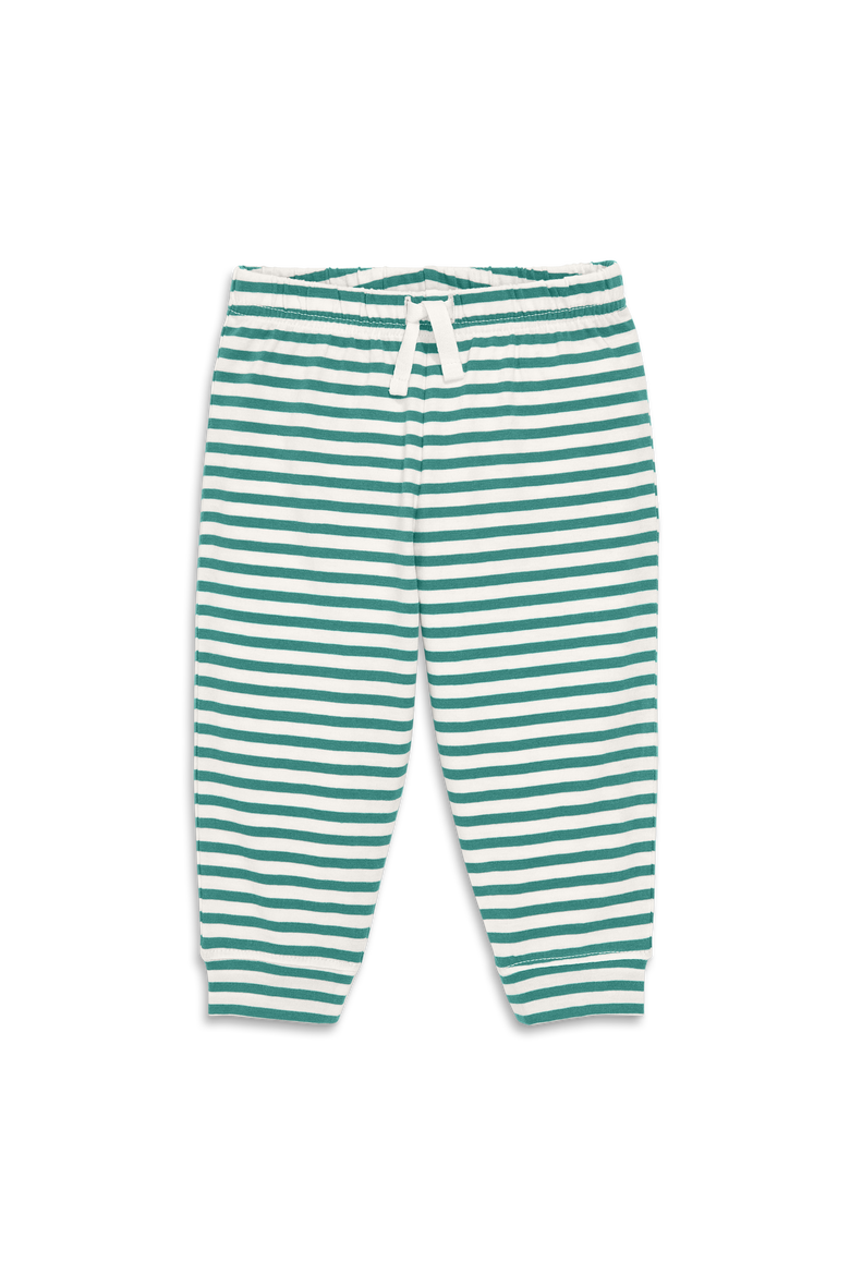 Baby Drawstring Pant In Stripe, Main, color, Sunwashed Teal Ivory Stripe