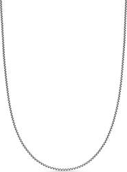 David Yurman Box Chain Necklace in Sterling Silver with 14K Yellow Gold Accent, 1.7mm
