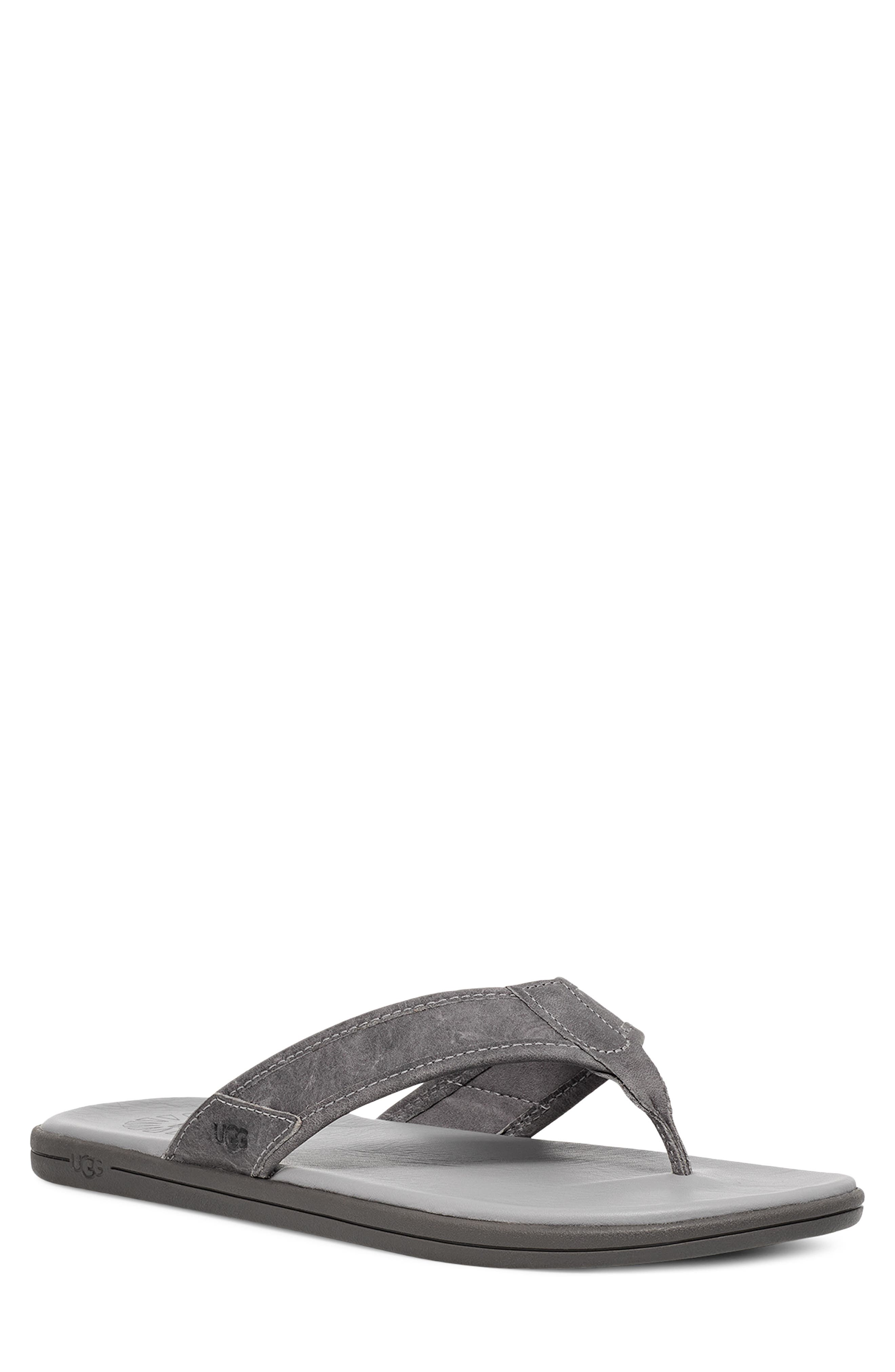 Seaside Flip Flop, Main, color, MEDIUM GREY