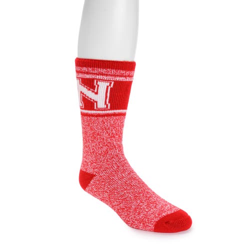 Muk Luks Gameday Heat Retainer Socks In Red