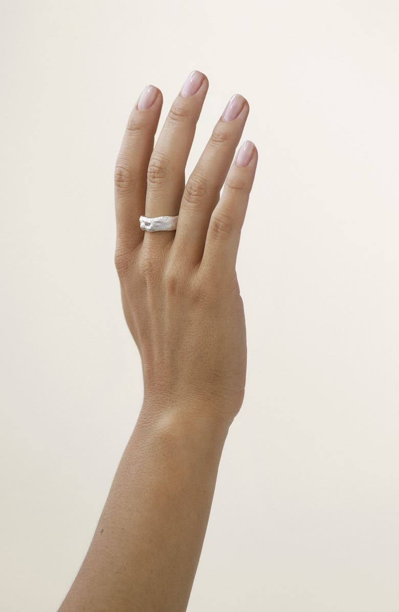 NOOTKA Chunky Ring Silver, Alternate, color, Silver