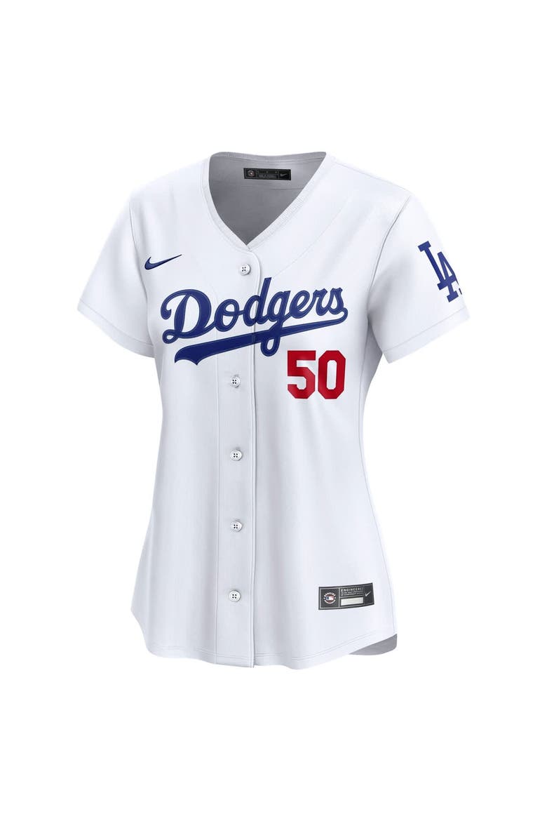 Women's Nike Mookie Betts White Los Angeles Dodgers Home Limited Player Jersey, Alternate, color, White