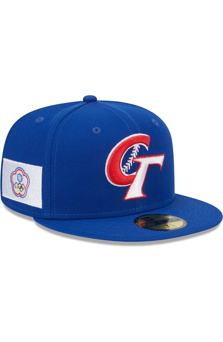 New Era Men's New Era  Royal Chinese Taipei Baseball 2023 World Baseball Classic 59FIFTY Fitted Hat, Main, color, 
