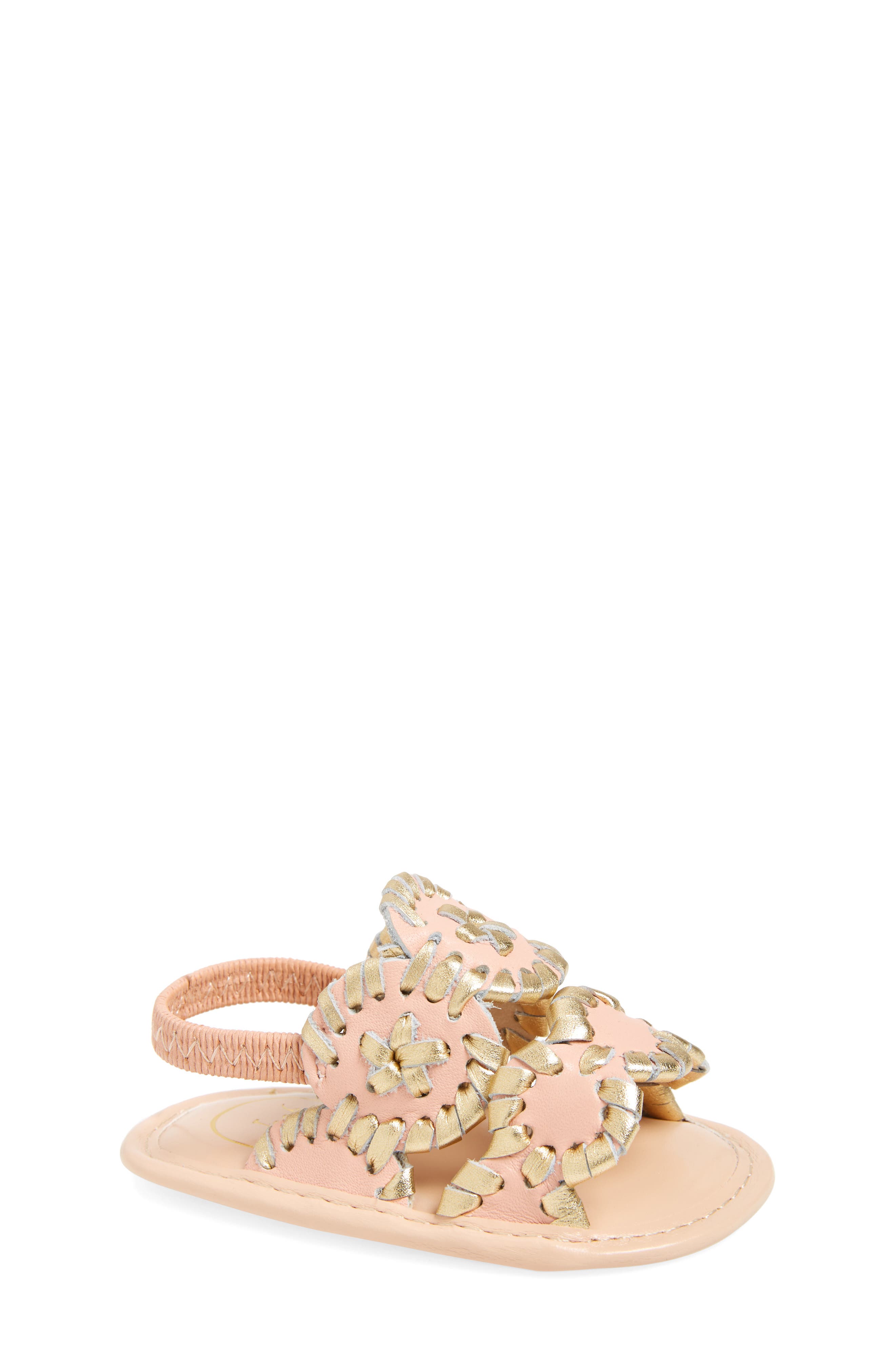 'Lauren' Sandal, Main, color, BLUSH/GOLD