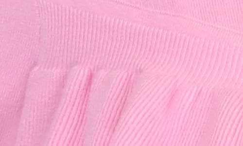 Rain And Rose Ruffle Front Cardigan In Pink
