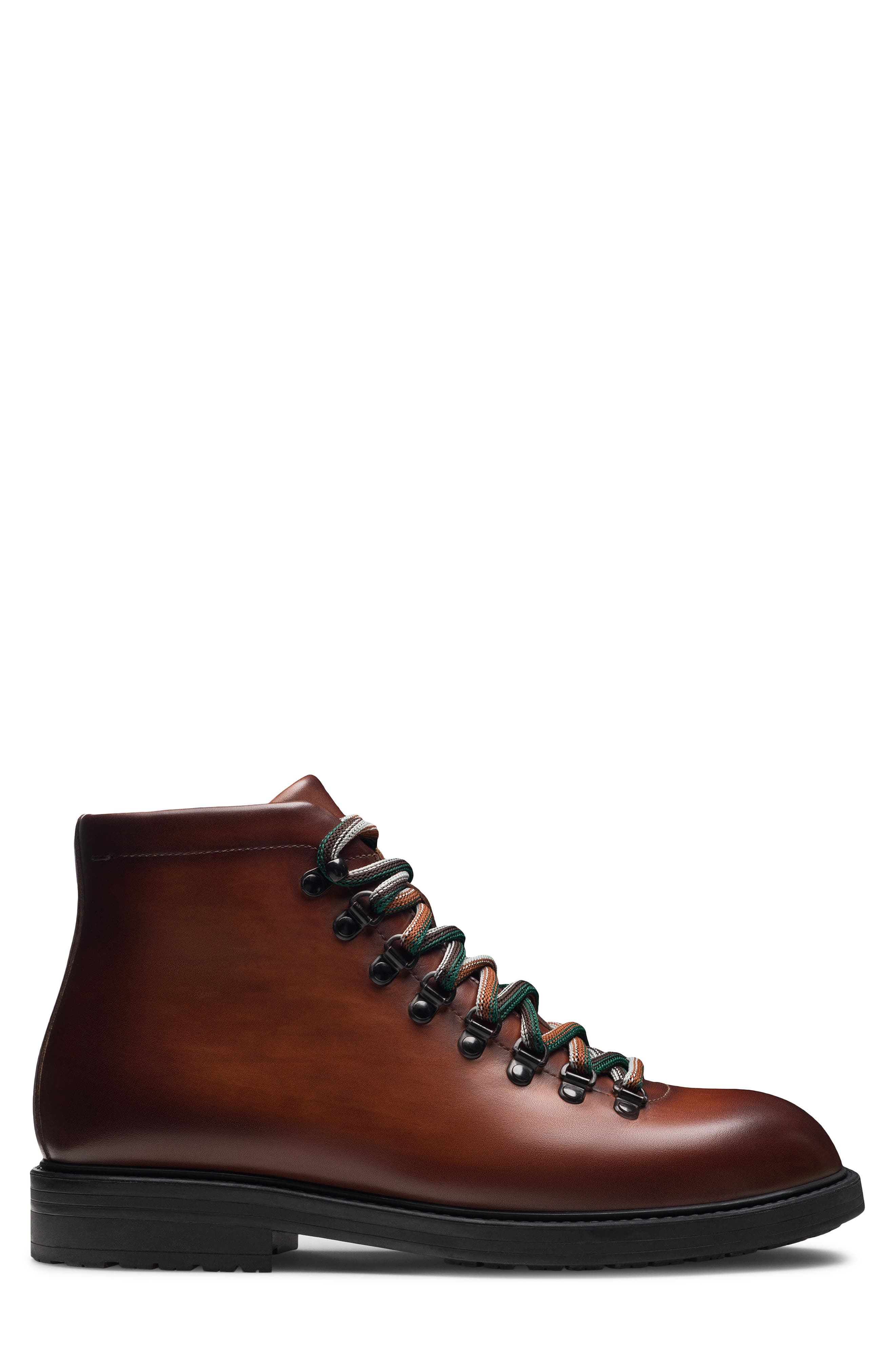 Magnanni Montana Lug Sole Boot, Alternate, color, Cognac