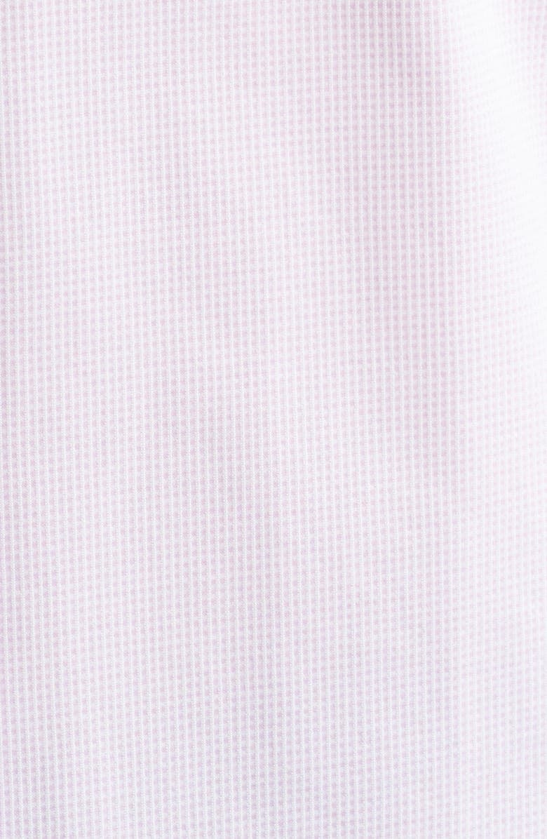 Johnston & Murphy XC Flex Pin Check Button-Up Shirt, Alternate, color, Pink