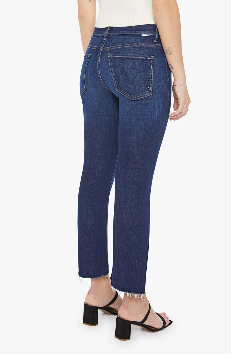 MOTHER Lil' Insider Step Hem Crop Straight Leg Jeans, Alternate, color, 