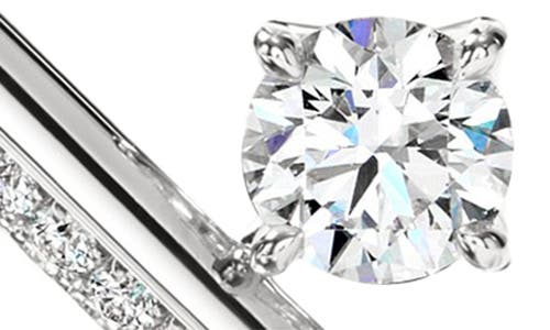 Hearts On Fire Barre Floating Diamond Climber Earrings