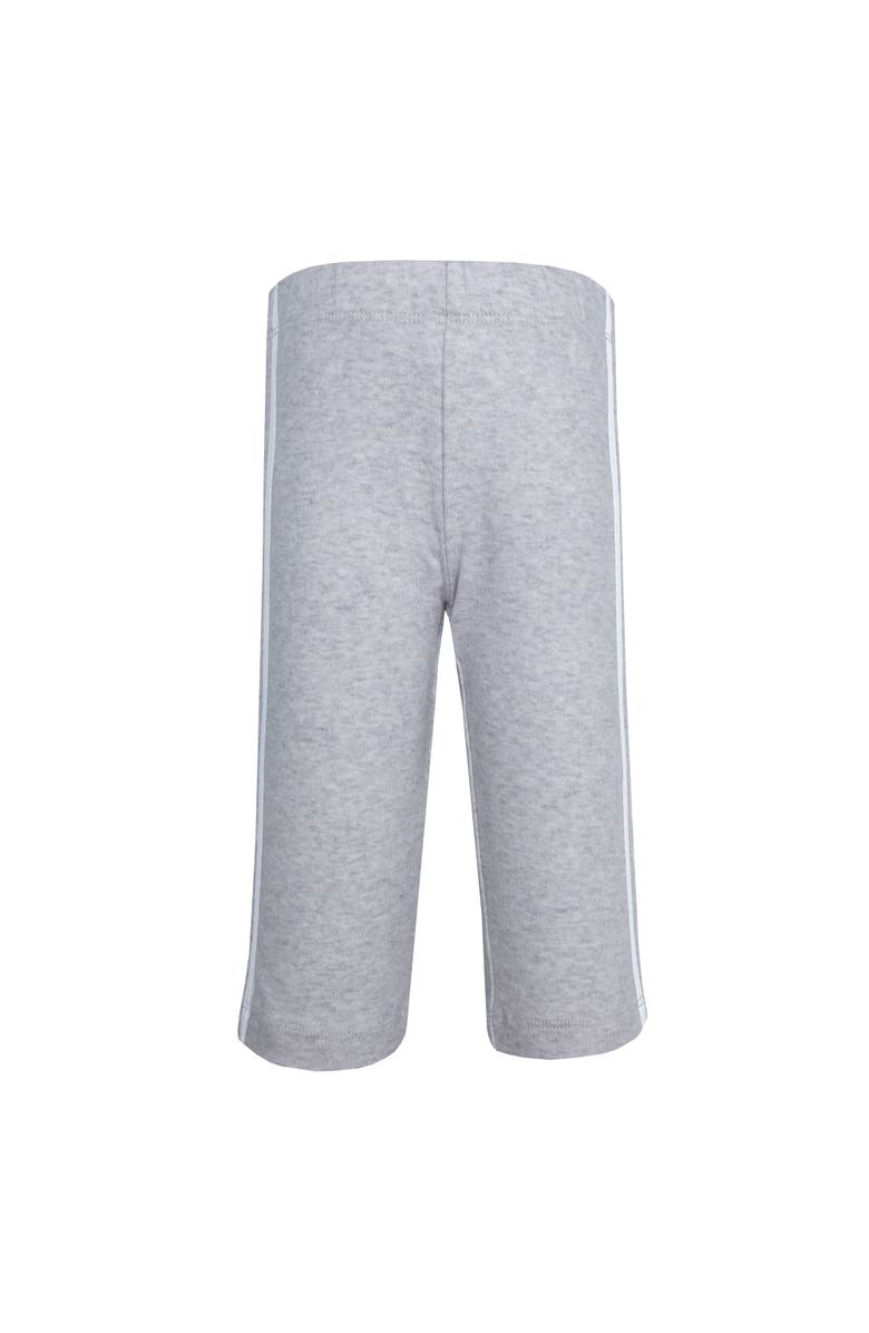 Hudson Baby 4Pk Cotton Athletic Pants, Alternate, color, Heather Gray Blue