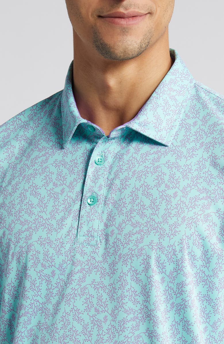 Swannies Raymond Botanic Print Golf Polo, Alternate, color, 