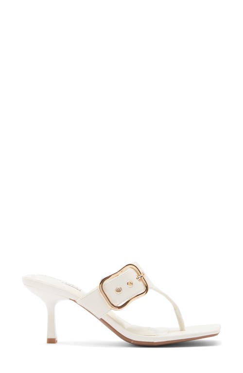 Wild Diva Lounge Merasa Heeled Slide Sandal In Gray