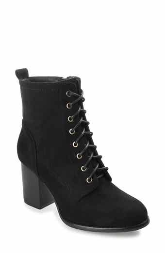 JOURNEE Baylor Lace-Up Boot
