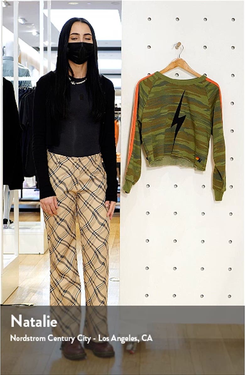 Bolt Crop Sweatshirt, sales video thumbnail