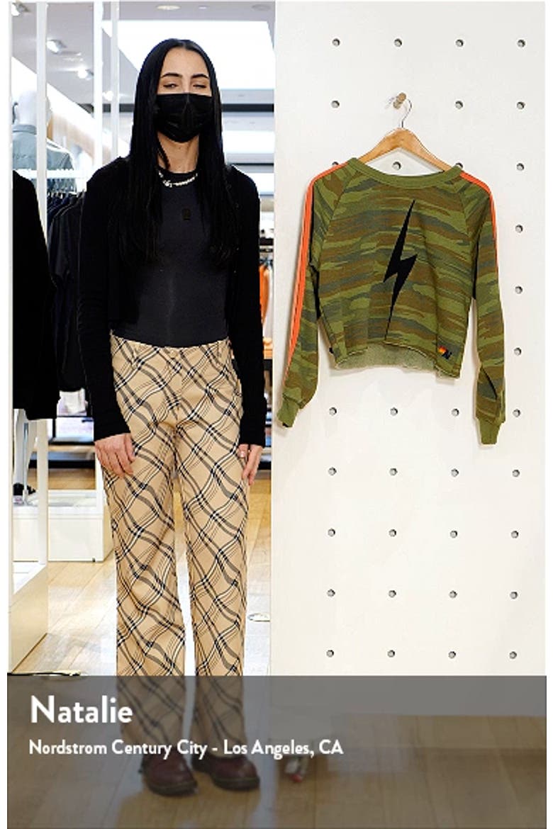 Bolt Crop Sweatshirt video