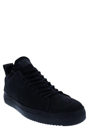 Blackstone Mid Top Sneaker In Black