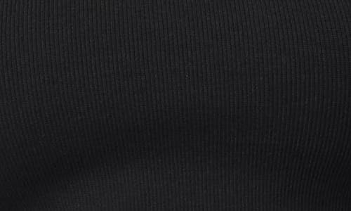 Fila X Hailey Stretch Cotton Rib Baby Tee In Black