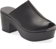 Chocolat Blu Platform Slide Sandal