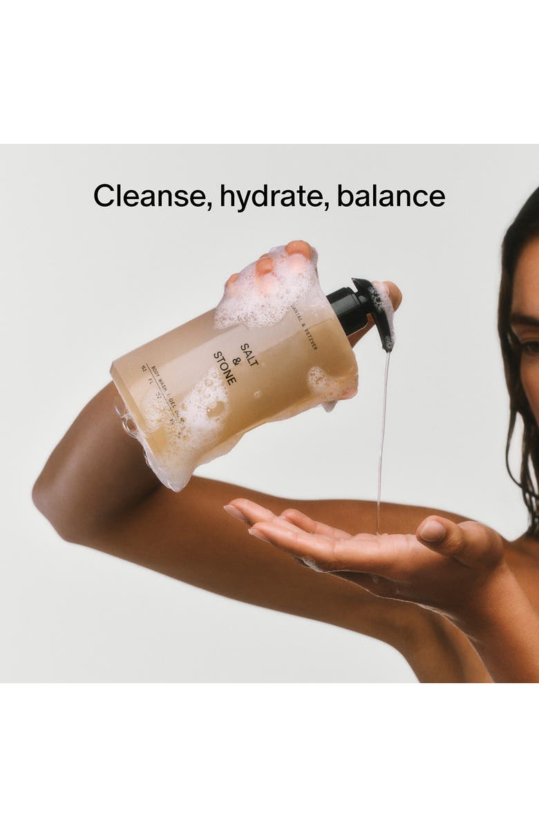 SALT & STONE Saffron & Cedar Body Wash, Alternate, color, Refill