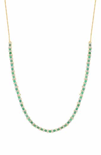 Emerald and Diamond Necklace