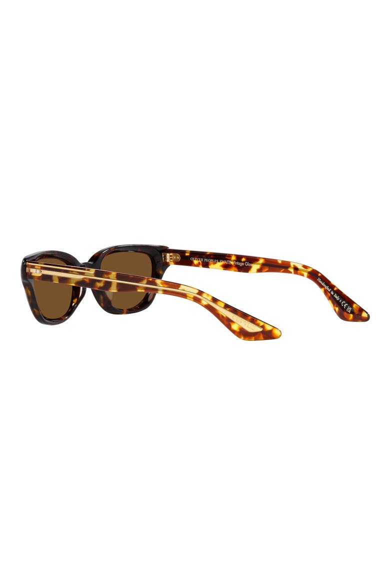 x KHAITE 1983C 52mm Irregular Sunglasses, Alternate, color, DARK TORTOISE