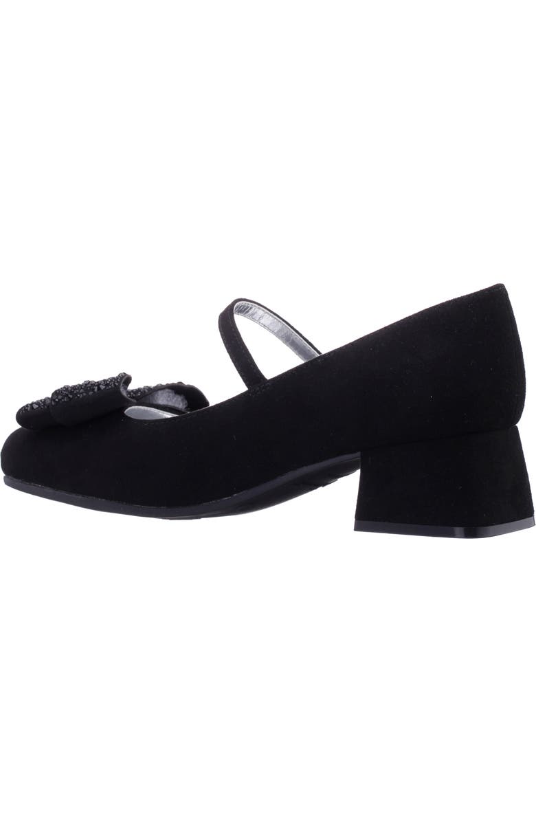 Nina Kids' Kam Pump, Alternate, color, Black Microsuede