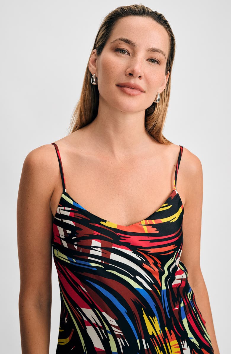 Isaac Mizrahi New York Print Slipdress, Alternate, color, 