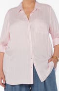 VELVET HEART Elisa Tab Sleeve Button-Up Shirt